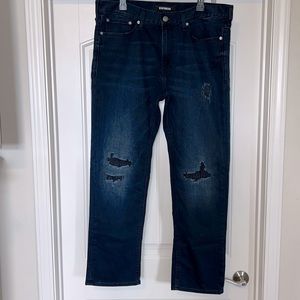 Men’s Express distressed Jeans 36x32.